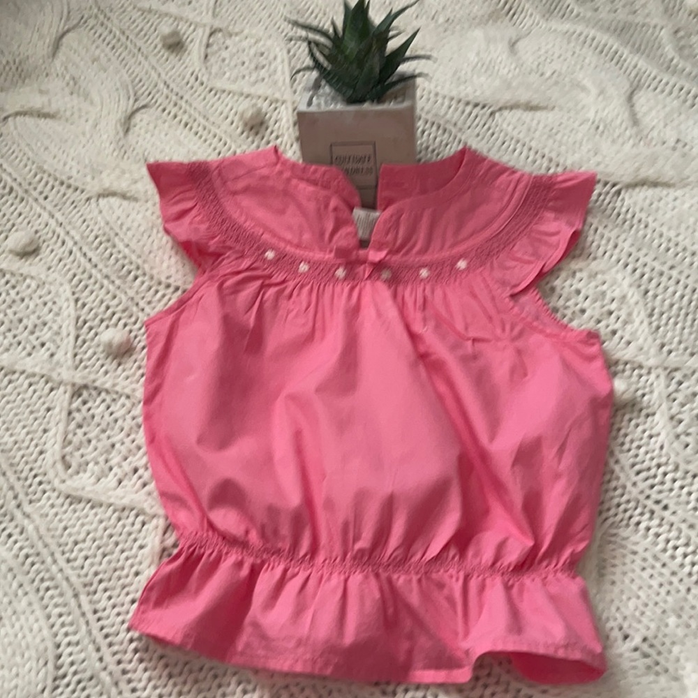 Janie and Jack Pink Top.